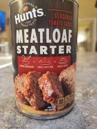 Next, i make a foil tent for the meatloaf during the first ¾ of the bake: Hunts Tomato Sauce For Meatloaf Starter 15 25 Oz