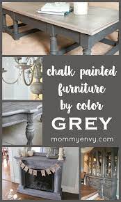 chalk painted furniture by color grey