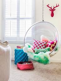 ✅ free shipping on many items! Chic Teen Girl Room With Bubble Hanging Chair Contemporary Girl S Room