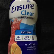 ensure clear and nutrition facts