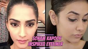 how to get sonam kapoor s bird eye liner