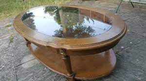 Coffee Table With Top Glass In