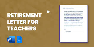 3 retirement letter for teachers pdf
