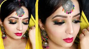 indian wedding guest makeup look desi