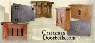 craftsman doorbells wood and metal