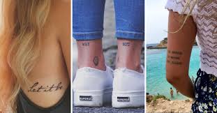 Boys and girls have different choices for quote tattoos. 60 Inspiring Quote Tattoos Cafemom Com