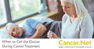 doctor during cancer treatment