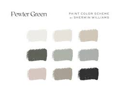 Pewter Green Complementary Paint Colors