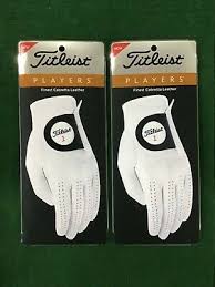 3 Brand New Titleist Factory Seconds Players Golf Gloves You