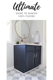 how to paint vinyl floors step by step