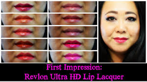 revlon ultra hd lip lacquer first