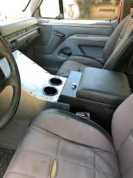 The new bronco's interior has floor holes to drain water and a ton of other useful features. Desolate Motorsports Diy Center Console Kit For 92 96 Bronco F Series Trucks Desolate Motorsports