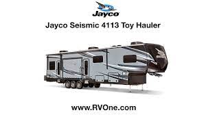 jayco seismic 4113 toy hauler you