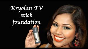 kryolan tv stick foundation application