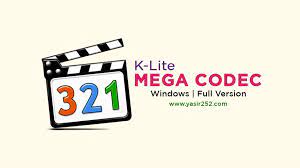 The following is a list of compression formats and related codecs. Download K Lite Mega Codec Pack V15 5 6 Final Yasir252