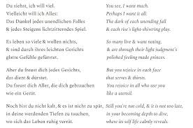 rilke you see i want much by us