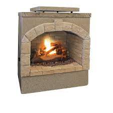 Propane Gas Outdoor Fireplace