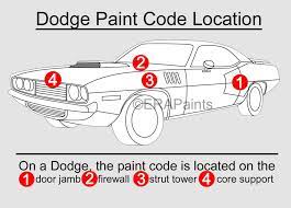 How To Find Your Dodge Paint Code Era