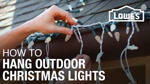 tips for hanging outdoor lights