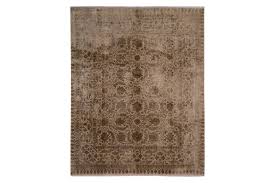 hand knotted tudor rug beige green