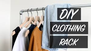 Hanging clothes on the balcony is. Diy Clothing Rack Youtube