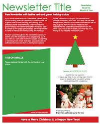 Download Christmas Newsletter 3 For Free Tidytemplates