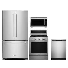 4 piece kitchen package stainless steel