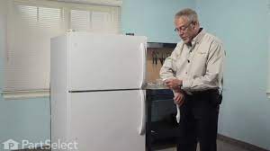 Refrigerator Repair- Replacing the Door Handle (Frigidaire Part #  218428101) - YouTube