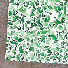 Terrazzo Tile With Green Recycled Glass