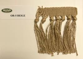 or 5 beige lt knot cotton fringe bond