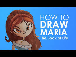how to draw maria the book of life