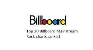Top 20 Billboard Mainstream Rock Songs Chart Ranked And