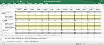 Cashflow Spreadsheet Template Craft Industry Alliance