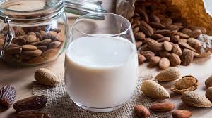 almond milk and coconut milk