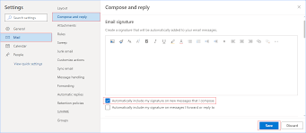 email signatures for office 365