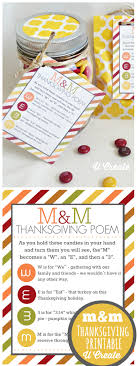 I love to come up with small, simple things to give to those people on the list who maybe aren't on the big list, but that. M M Thanksgiving Poem Printable U Create