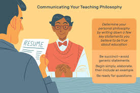 your teaching philosophy