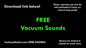 free vacuum sound effects