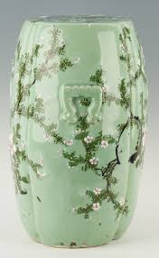 Chinese Celadon Porcelain Garden Stool