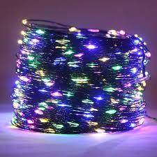 50m 1200m led green wire string lights