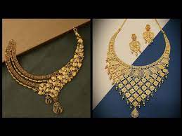gold necklace jewellery designs 2020