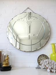 Art Deco Mirror Etched Mirror