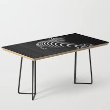 Art Black And White Coffee Table