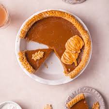 pumpkin pie with sweetened condensed