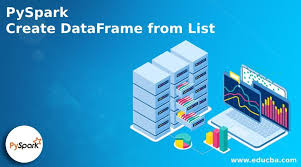 pyspark create dataframe from list