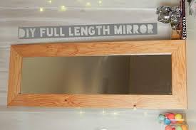 diy framed full length mirror under 20