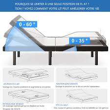 Adjustable Bed Frame With Massage