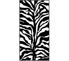 Garden Screen Zebra Print Design