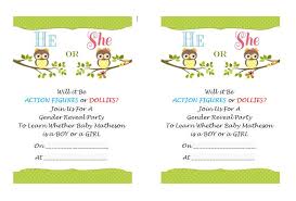 7 Free Gender Reveal Invitations Template Example