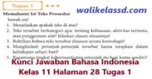 We did not find results for: Kunci Jawaban Bahasa Indonesia Kelas 11 Halaman 28 Tugas 1 Wali Kelas Sd